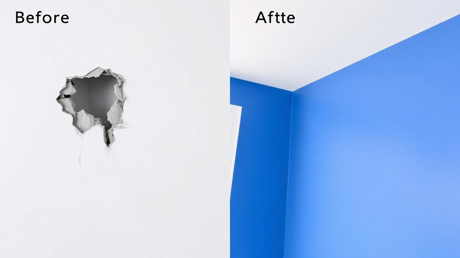 Drywall repair transformation